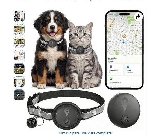 Collar GPS inteligente para perros y gatos